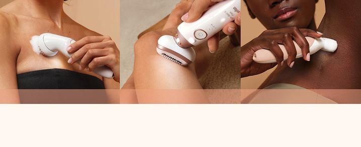 Braun Silk·épil 9 Flex, Epilátor 9-360 3D Biely/Ružový