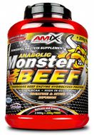 Amix Anabolic Monster BEEF 90% Protein, jahoda-banana 1000 g