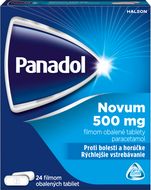 Panadol Novum proti horúčke a bolesti 500mg 24 tabliet