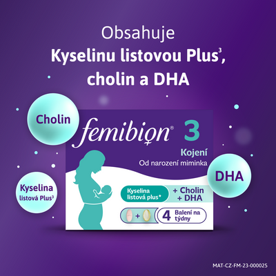 Femibion 3 Dojčenie 28 tabliet + 28 kapsúl