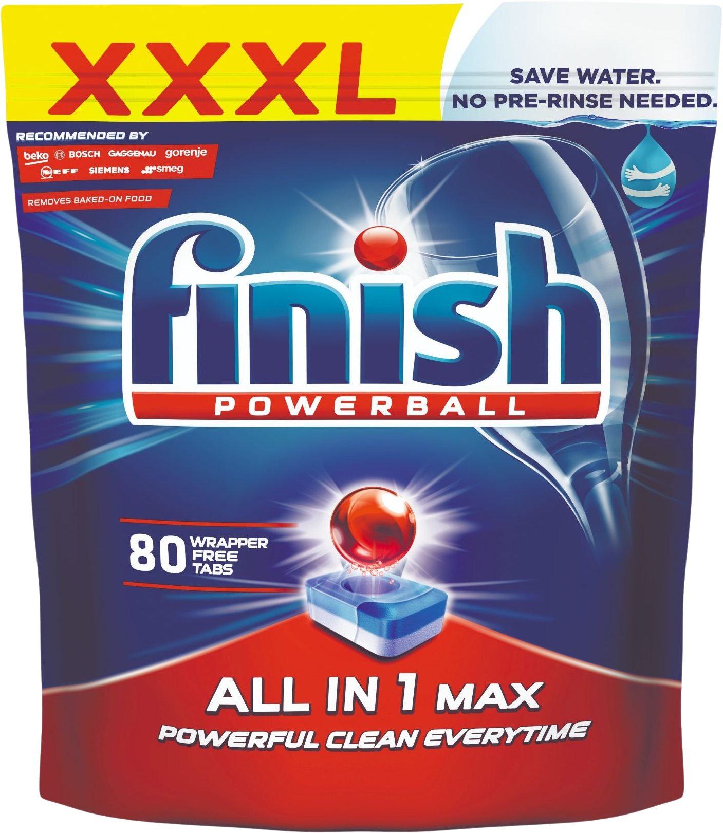 Finish All-in-1 Max Tablety do umývačky 80 ks