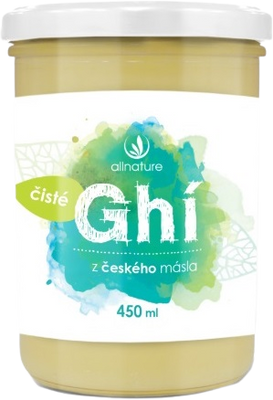 Allnature Ghí maslo, 1 x 450 ml