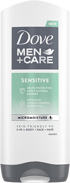 Dove Men Sensitive Sprchový gél 400 ml