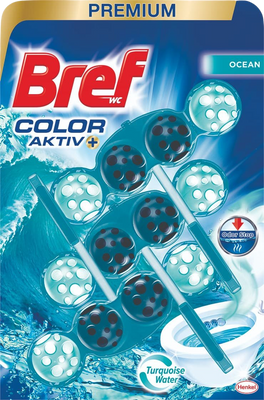 Bref WC blok Power Aktiv ocean 3 x 50 g