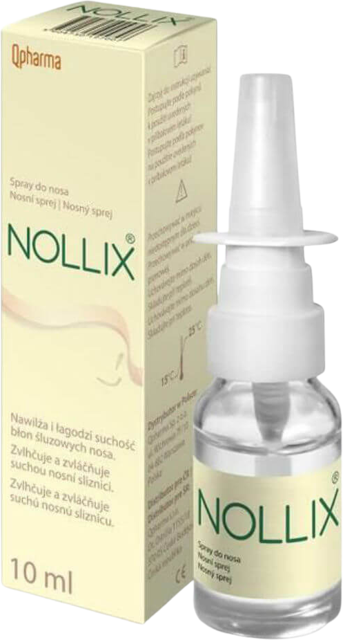 Nollix sprej na suchú sliznicu nosa 10 ml