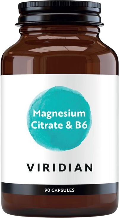 Viridian Magnesium Citrate with Vitamin B6 90 kapsúl