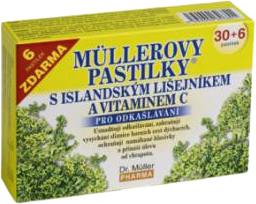 Dr.Muller müllerove pastilky s island. lišajníkom a vit. C 36 ks