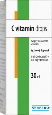 Generica Kvapky s obsahom vitamínu C 30 ml