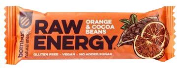 Bombus Raw Energy pomaranč a kakaové bôby 50 g