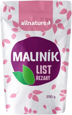 Allnature Čaj maliník - list, 250 g