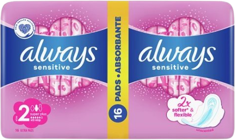 Always Vložky Ultra Sensitive Super Duo 16 ks