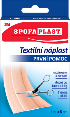 Spofaplast 3M Textilná náplasť 8 cm x 1 m