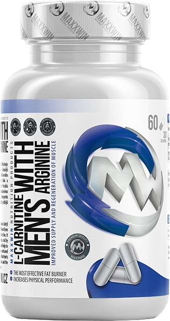 Maxxwin Mužský karnitin s argininom. 60 kapsúl