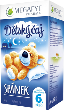 Megafyt Detský bylinný čaj Spánok, 20 x 2 g