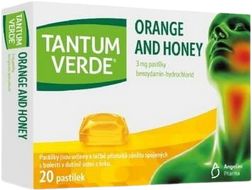 Tantum Verde orange & honey 20 pastiliek