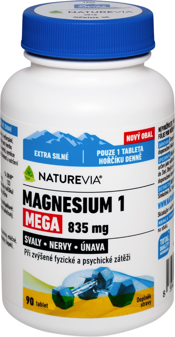 NatureVia Magnesium 1 835 mg 90 tabliet