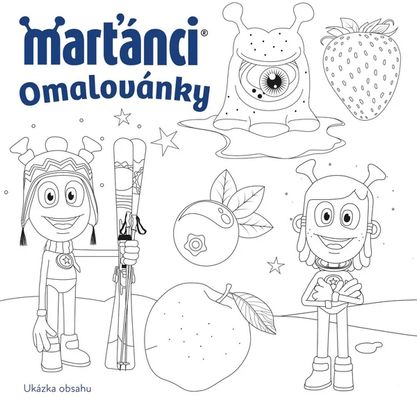 Marťánci Gummy+omaľovánky 100 tabliet