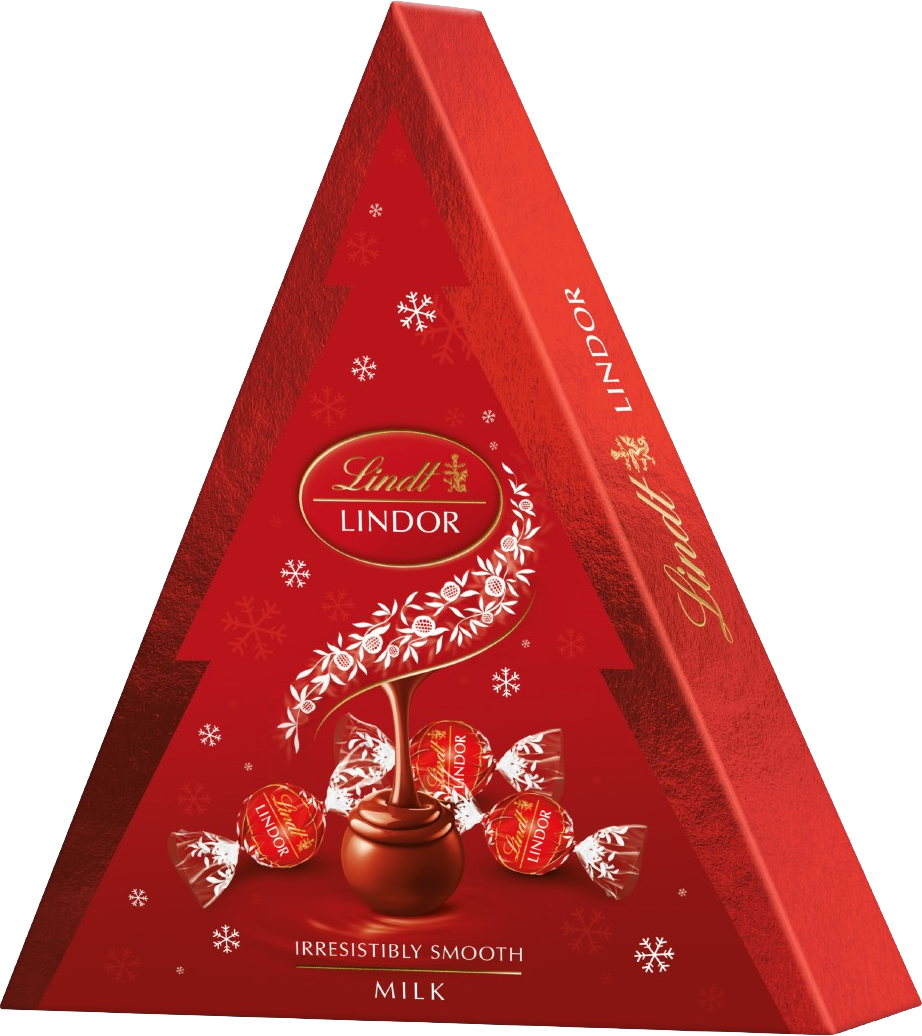 Lindt LINDOR Vianočný stromček Mix 125 g