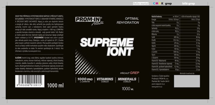 Prom-In SUPREME IONT DRINK grep 1000 ml