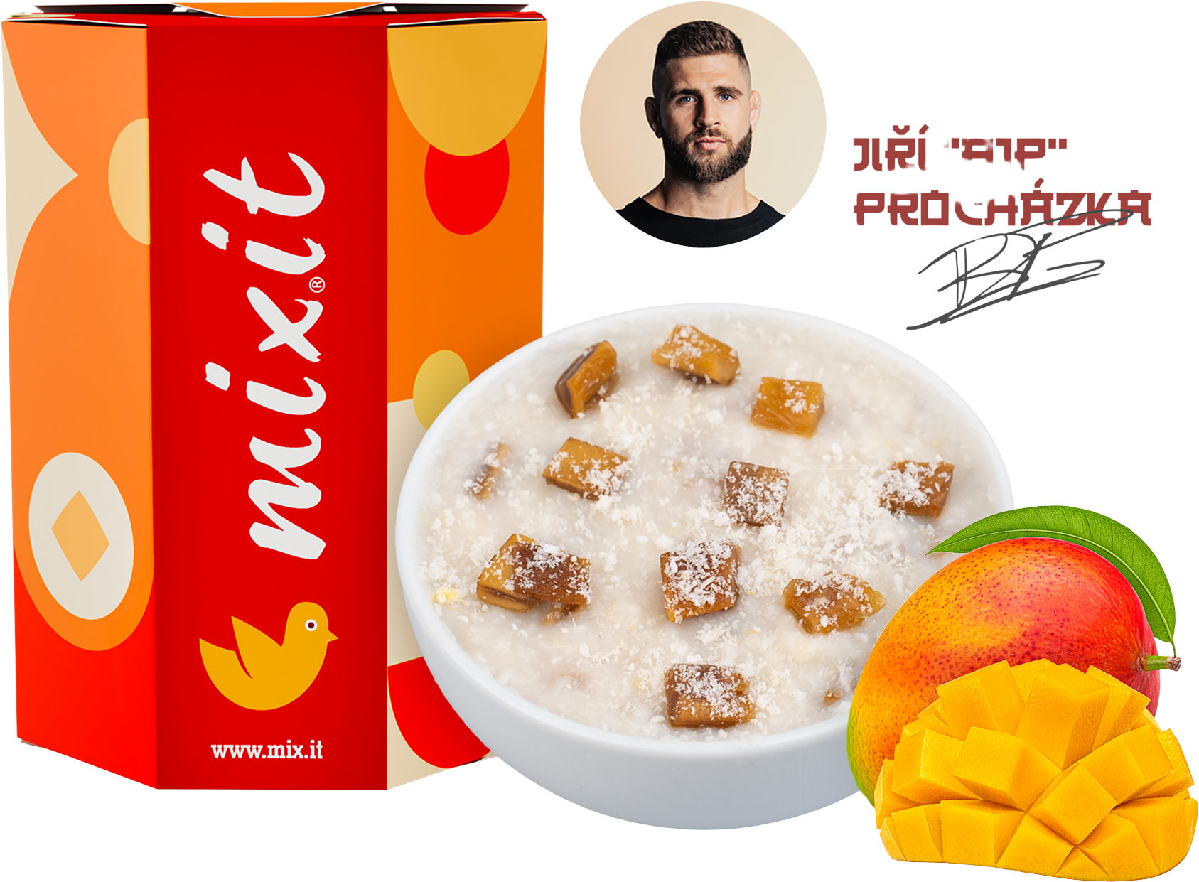 Mixit Mango Sticky Rice – Ryžová kaša Jirky Procházky 270 g