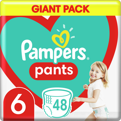 Pampers Pants S6, 15+kg 48 ks