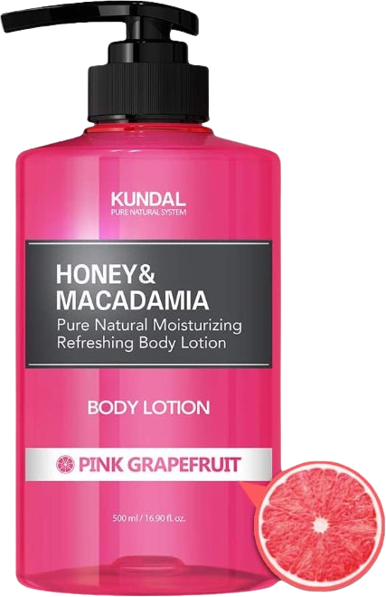 Kundal Honey&Macadamia Body Lotion - vyživujúce telové mlieko s vôňou Grapefruitu 500 ml