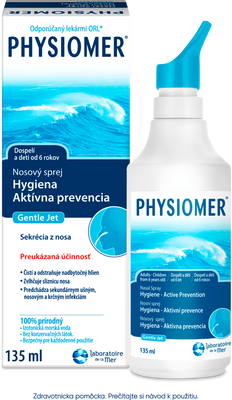 Physiomer Gentle jet nosový sprej izotonický 135 ml