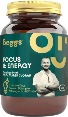 Beggs Developed with MUDr. Marek Dvořák - Better Sleep 60 kapsúl + Focus and Energy 60 kapsúl