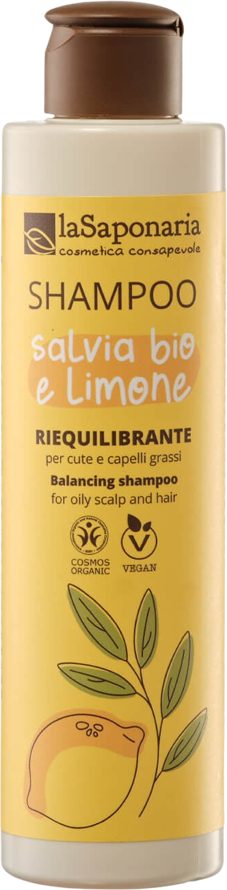 laSaponaria Šampón so šalviou a citrónom 200 ml