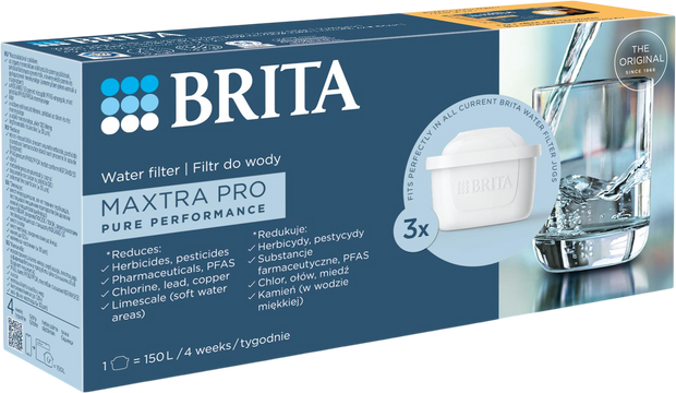 Brita Maxtra PRO Pure Performance, vodné filtre 3 ks