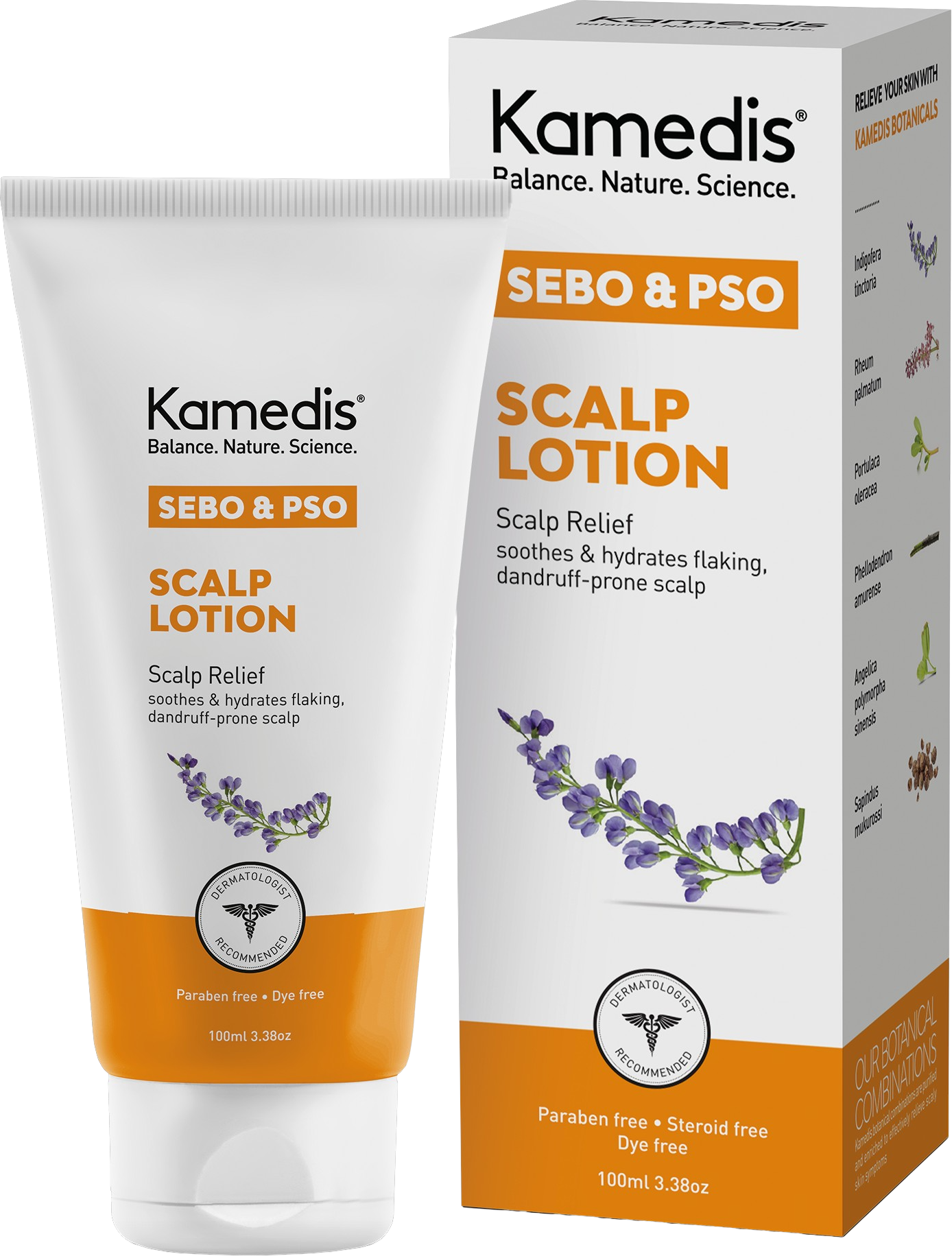 Kamedis SEBO & PSO Scalp lotion mlieko na pokožku hlavy 100 ml