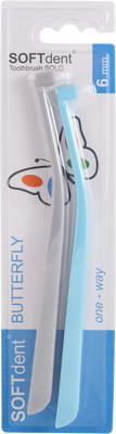 SOFTdent Motýlia zubná kefka SOLO 2 ks