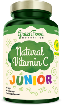 GreenFood Nutrition Junior Natural Vitamín C 90 kapsúl