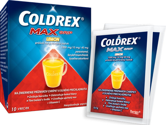 Coldrex MaxGrip Citrón 10 tabliet