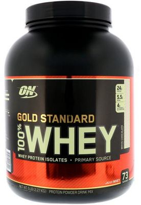Optimum Nutrition 100% Whey Gold Standard, biela čokoláda 2270 g
