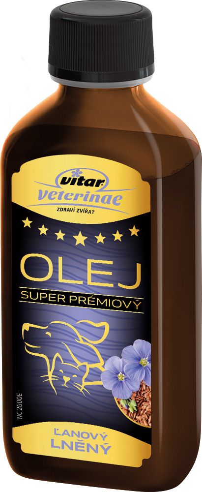 Vitar Veterinae Ľanový olej 200 ml