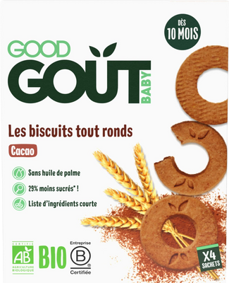 Good Goût BIO Kakaové kolieska 80 g