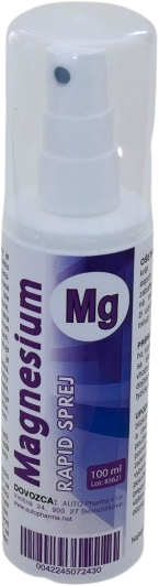 Auto Pharma Magnesium Rapid sprej pre vonkajšie použitie 100 ml