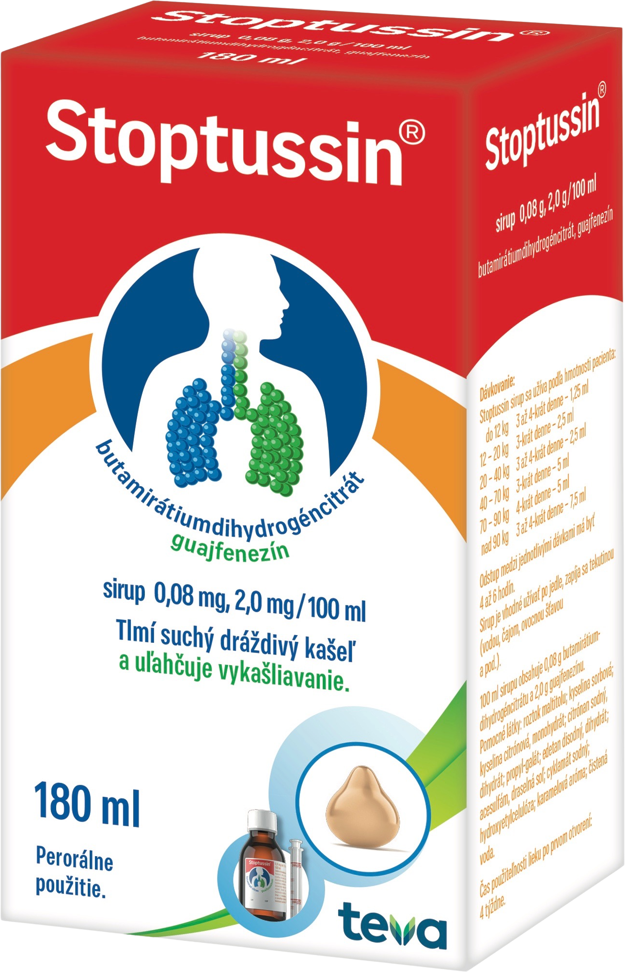 Stoptussin sirup 180 ml