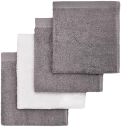 T-Tomi Žinky kúpacie bambusové, grey 4 ks