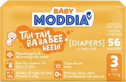 Moddia Baby Jednorazové plienky 3 Midi (6–10 kg) 56 ks
