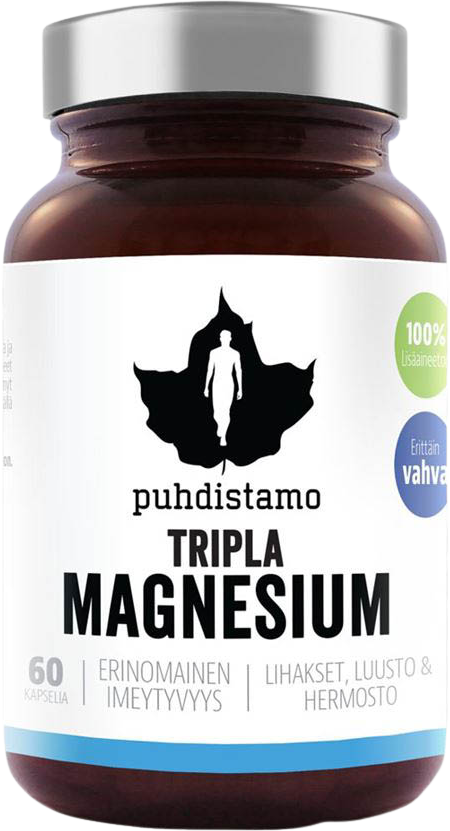 Puhdistamo Tripla Magnesium 60 kapsúl