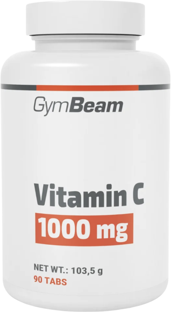 GymBeam Vitamín C 1000 mg, bez príchute, 90 tabliet