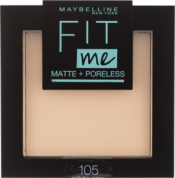 Maybelline New York Fit Me púder 105 Natural Ivory 9 g