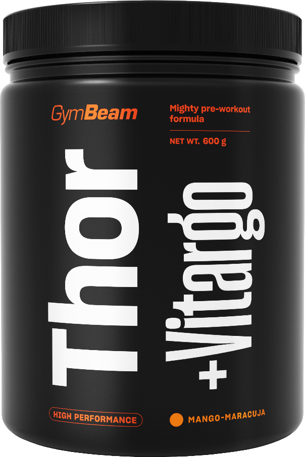 GymBeam Thor Fuel + Vitargo mango a maracuja 600 g