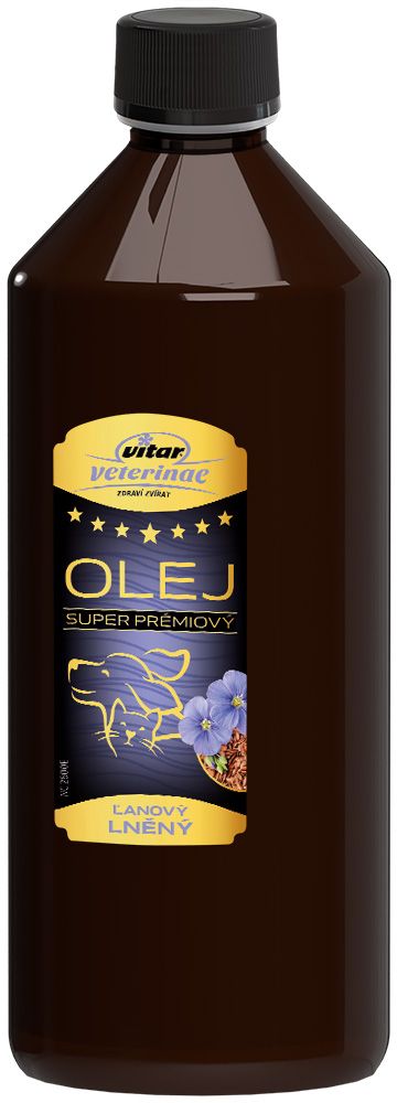 Vitar Veterinae Ľanový olej 1000 ml