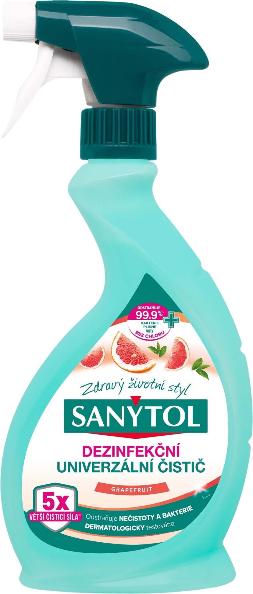 Sanytol Dezinfekčný univerzálny čistič - sprej grep 500 ml