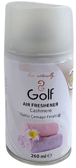 Golf Náhradná náplň do automatického strojčeka - osviežovač Cashmere 260 ml