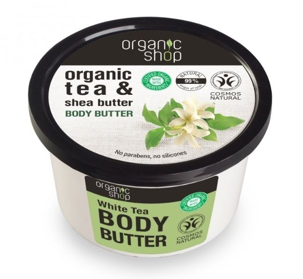 Natura Siberica Organic Shop - Biely čaj - Telové maslo 250 ml