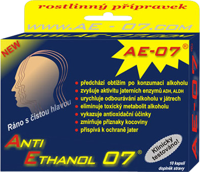 Anti Ethanol 07 AE-07 10 kapsúl